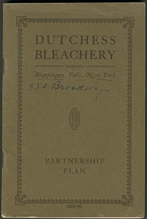 Handbook of the Partnership Plan, Dutchess Bleachery, Inc. Wappingers Falls NY