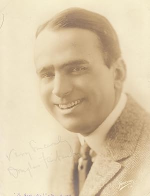 DOUGLAS FAIRBANKS - A Vintage Promo Still  Signed