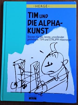 Tintin Book in German: Tintin and Alph-Art (Tim und die Alpha-Kunst)