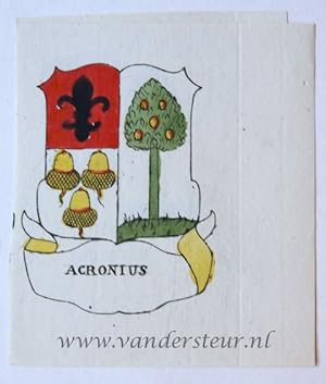 Wapenkaart/Coat of Arms: Acronius