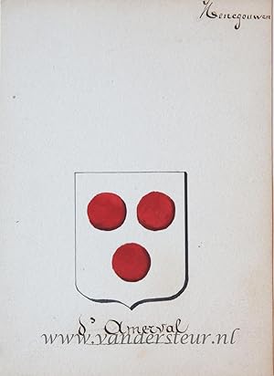 Wapenkaart/Coat of Arms: Amerval (d')