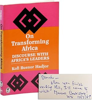 On Transforming Africa: Discourse with Africa's Leaders [Inscribed & Signed to Blanche Richardson]