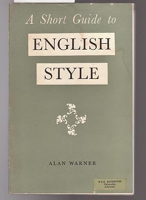 A Short Guide to English Style