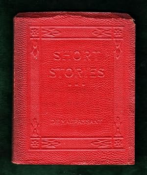 Short Stories (Guy de Maupassant). Haas Edition, Little (Luxart) Leather Library, Red Leather. Ro...