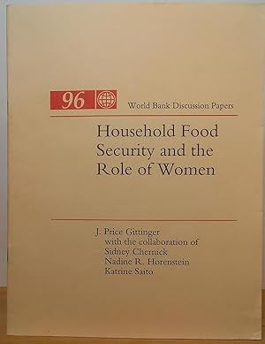 Household Food Security and the Role of Women (World Bank Discussion Papers, Number 96)