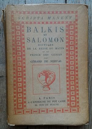 BALKIS et SALOMON histoire de la reine du matin et du prince des Génies