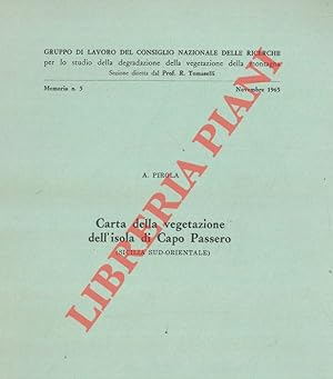 Carta della vegetazione dell'isola di Capo Passero (Sicilia Sud-Orientale) .