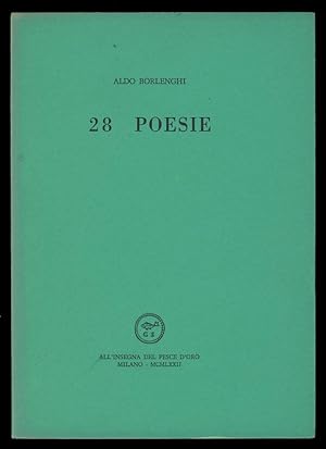 28 poesie. (Signed and Inscribed Copy)