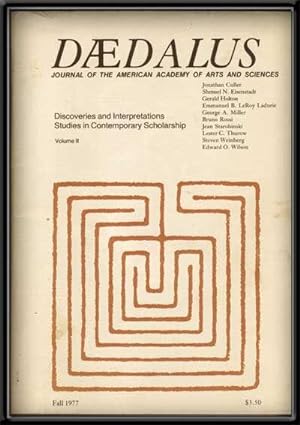 Daedalus: Discoveries and Interpretations Studies in Contemporary Scholarship; Journal of the Ame...