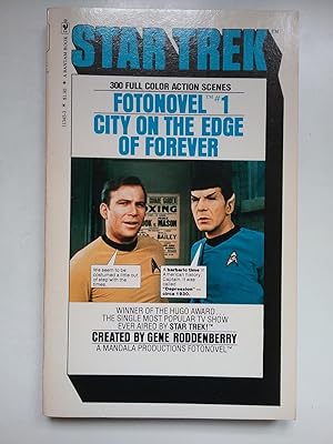 Star Trek Fotonovel Number No. # 1 One - City On The Edge Of Forever