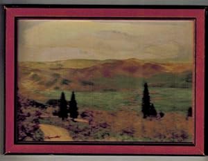 View from Rabbit Ears Pass Road Colorado ( Hand Colored Photograph )
