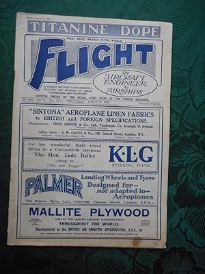 Flight. The Aircraft Engineer and Airships. No 1055. No 11 Vol XXI, March 14, 1929 A Journal Devo...