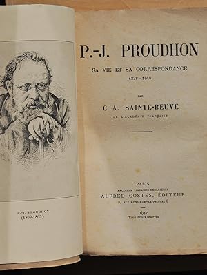P.-J. Proudhon, sa vie et sa correspondance 1838-1848