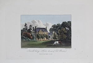 A Single Original Miniature Antique Hand Coloured Aquatint Engraving By J Hassell Illustrating Am...