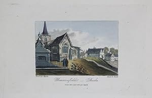 A Single Original Miniature Antique Hand Coloured Aquatint Engraving By J Hassell Illustrating Be...