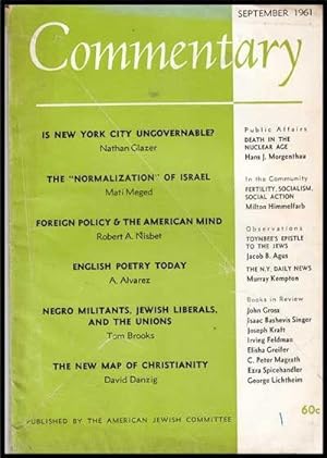 Commentary: Vol. 32, No. 3 (September 1961)