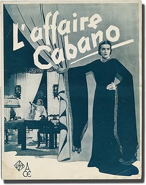 Die Kronzeugin [L'affaire Cabano] (Original French pressbook for the 1937 film)