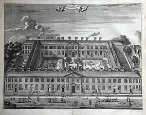 Antique Print AMSTERDAM, KARTHUIZERHOF, Huiszittenweduwenhof, Commelin 1693