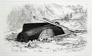 CRAB BOAT, ROTTINGDEAN, SUSSEX, Cooke antique maritime ship nautical print 1830