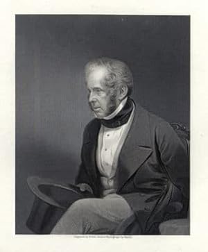 PALMERSTON portrait Prime Minister antique print c1880