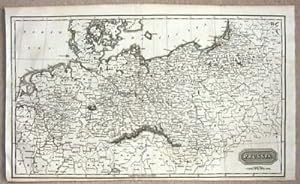 Antique Map POLAND, PRUSSIA, GERMANY Kelly 1817
