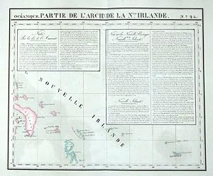 Antique Map NEW IRELAND, PAPUA NEW GUINEA, PACIFIC OCEAN, VANDERMAELEN 1827