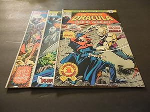 3 Issues Tomb Of Dracula #37-39 1975 Bronze Age Marvel Comics