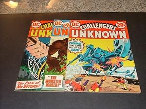 3 Iss Challengers Of The Unknown #s 78-80 Bronze Age