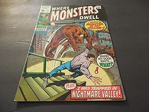 Where Monsters Dwell #4 Jul 1970 Bronze Age Marvel Comics Uncirculated
