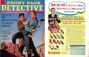 Front Page Detective (Vintage crime magazine, femme fatale cover, 1964)