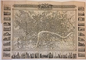 Plan of London From Actual Survey, 1833
