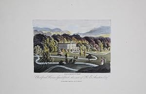 A Single Original Miniature Antique Hand Coloured Aquatint Engraving By J Hassell Illustrating Ch...