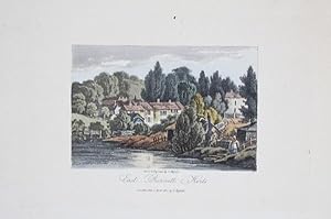 A Single Original Miniature Antique Hand Coloured Aquatint Engraving By J Hassell Illustrating Ea...