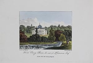 A Single Original Miniature Antique Hand Coloured Aquatint Engraving By J Hassell Illustrating Fo...