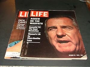 2 Iss Life Oct 16,30 '70 Spiro Agnew, Women's Lib, Dick Cavett, Cassette TV