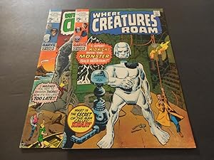 2 Iss Where Creatures Roam #2-3 Sept-Nov 1970 Bronze Age Marvel Comics