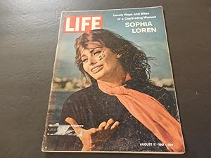 Life Aug 11 1961 Sophia Loren; Blue Chip Boom; Russia; Canada; Fads