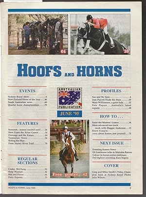 Hoofs and Horns Magazine June 1995