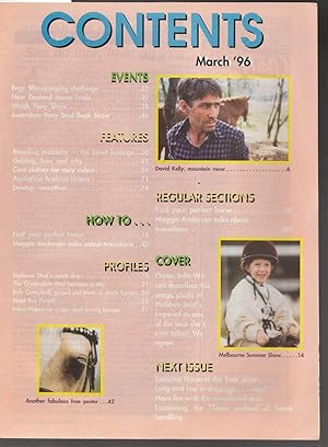 Hoofs and Horns Magazine March 1996