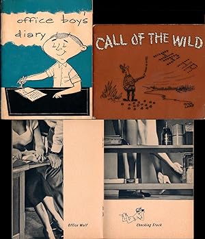 Office Boy's Diary / Call of the Wild (2 vintage pocket booklets, 1 pinup & 1 cartoon, 1957-58)