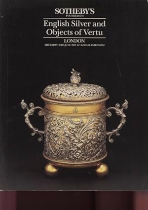 Sothebys 1987 English Silver & Objects of Vertu