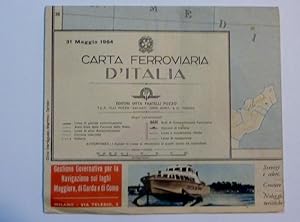 CARTA FERROVIARIA D'ITALIA 31 Maggio 1964