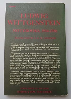 Ludwig Wittgenstein Notebooks, 1914-1916