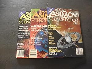 3 Iss Isaac Asimovs Science Fiction Jan,Dec,Mid-Dec '87 Harlan Ellison