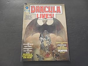 Dracula Lives! #1 1973 Bronze Age BW Marvel Magazine Walking Dead