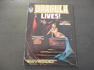 Dracula Lives! #2 1973 Bronze Age BW Marvel Magazine Voodoo Woman