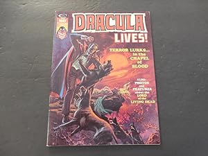 Dracula Lives! #6 May 1974 Bronze Age BW Marvel Magazine Living Dead