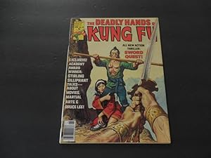 Deadly Hands Of Kung Fu #25 Jun 1976 Marvel Comics Bronze Age BW Mag