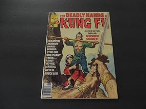 Deadly Hands Of Kung Fu #25 Jun 1976 Marvel Comics Bronze Age BW Mag