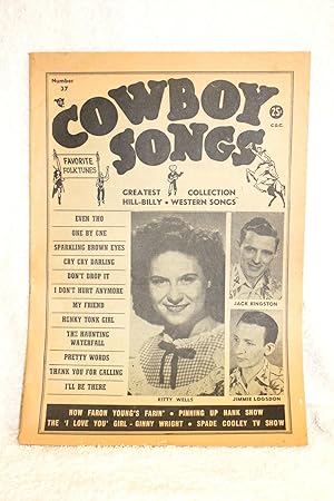 COWBOY SONGS Number 37 [September - October, 1954]